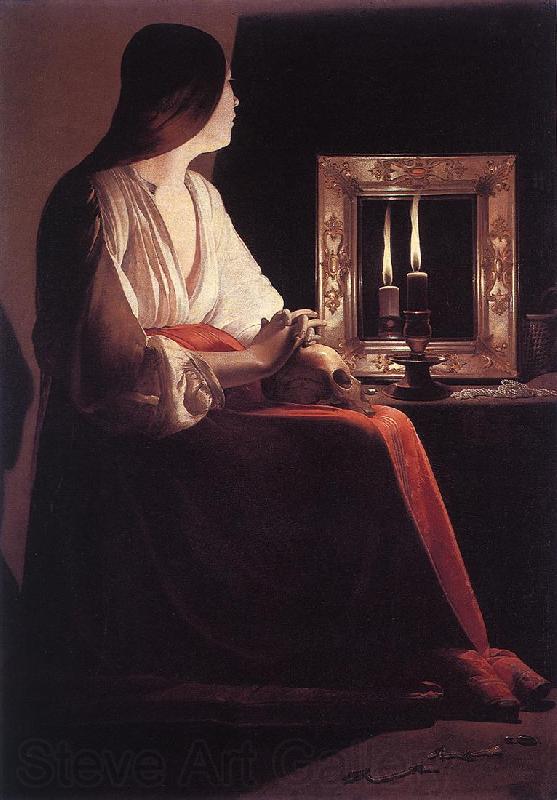 LA TOUR, Georges de The Penitent Magdalen s